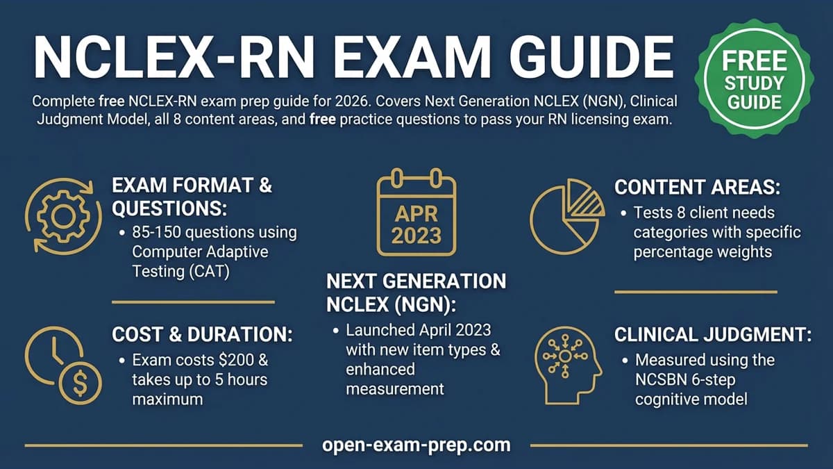 NCLEX-RN 2026: 85-150 questions, $200 fee, 5 hours, Next Gen NCLEX, pass nursing board exam